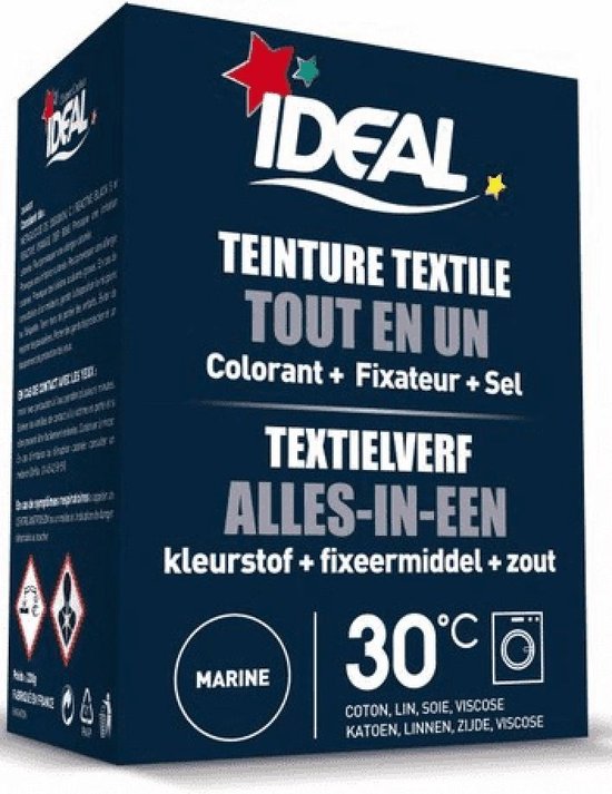 Ideal Textielverf Alles-In-Een Mini 230 g Donkerblauw