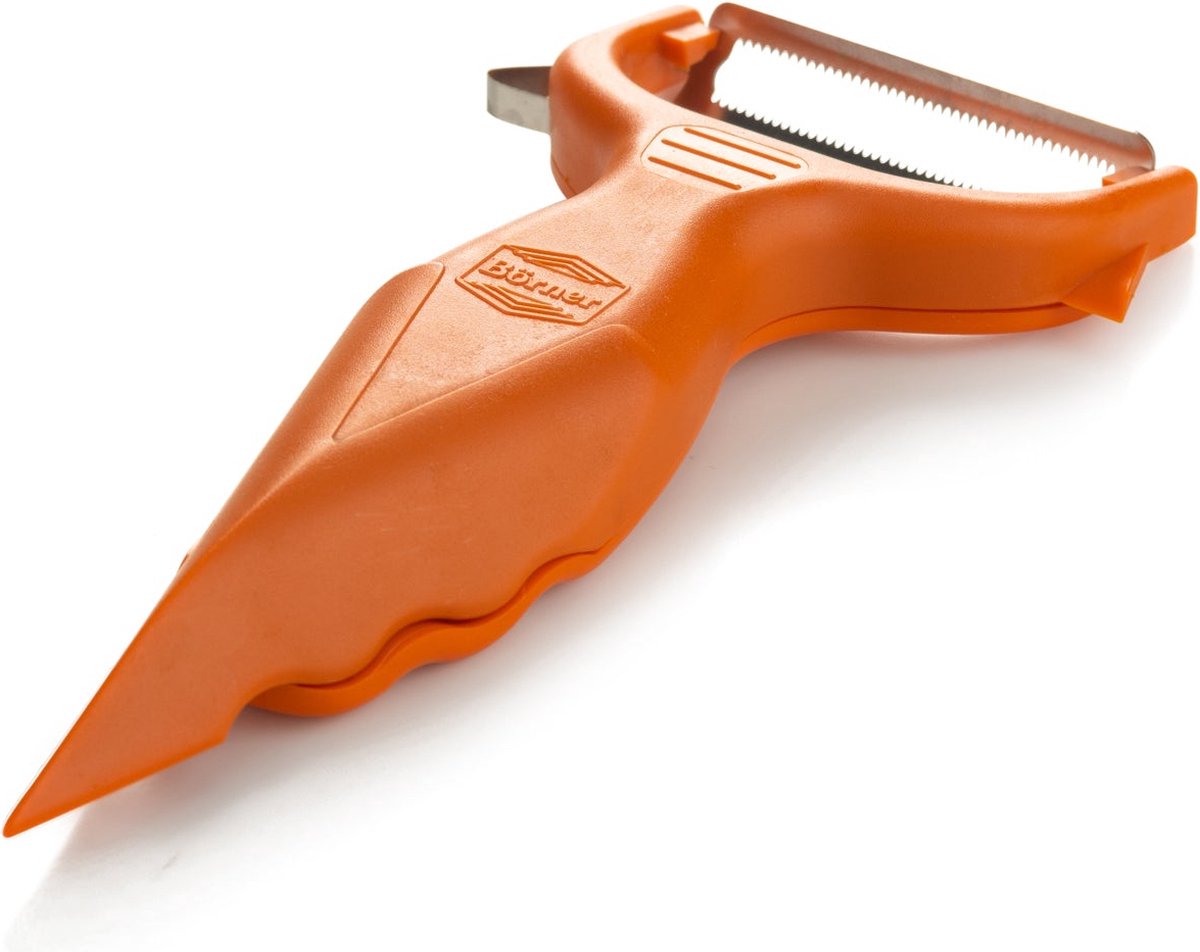 Borner Dunschiller 6in1 Gekarteld Oranje - 6 Functies -15x7 cm