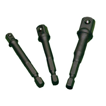 Adapterset voor Doppen 3-delig 1/4"-3/8"-12"