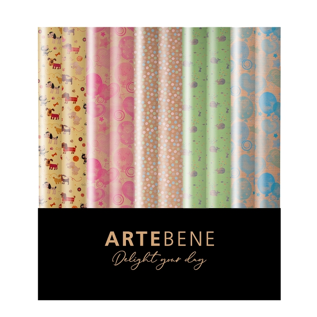 Artebene Geschenkpapier Rol 70x200 cm Ballonnen