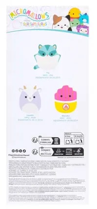 Micromallows 6,5 cm pluche 3 pack -Tia, Mariska, Louden