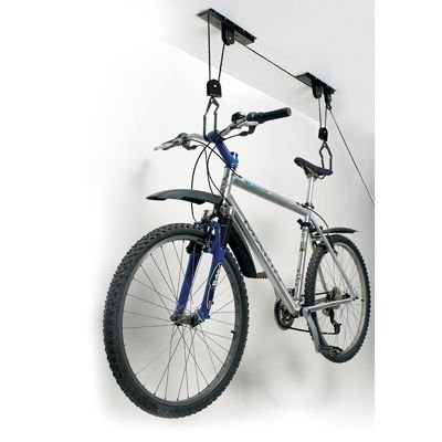 Fietslift om aan plafond te hangen met 2 haken en touw, 20kg