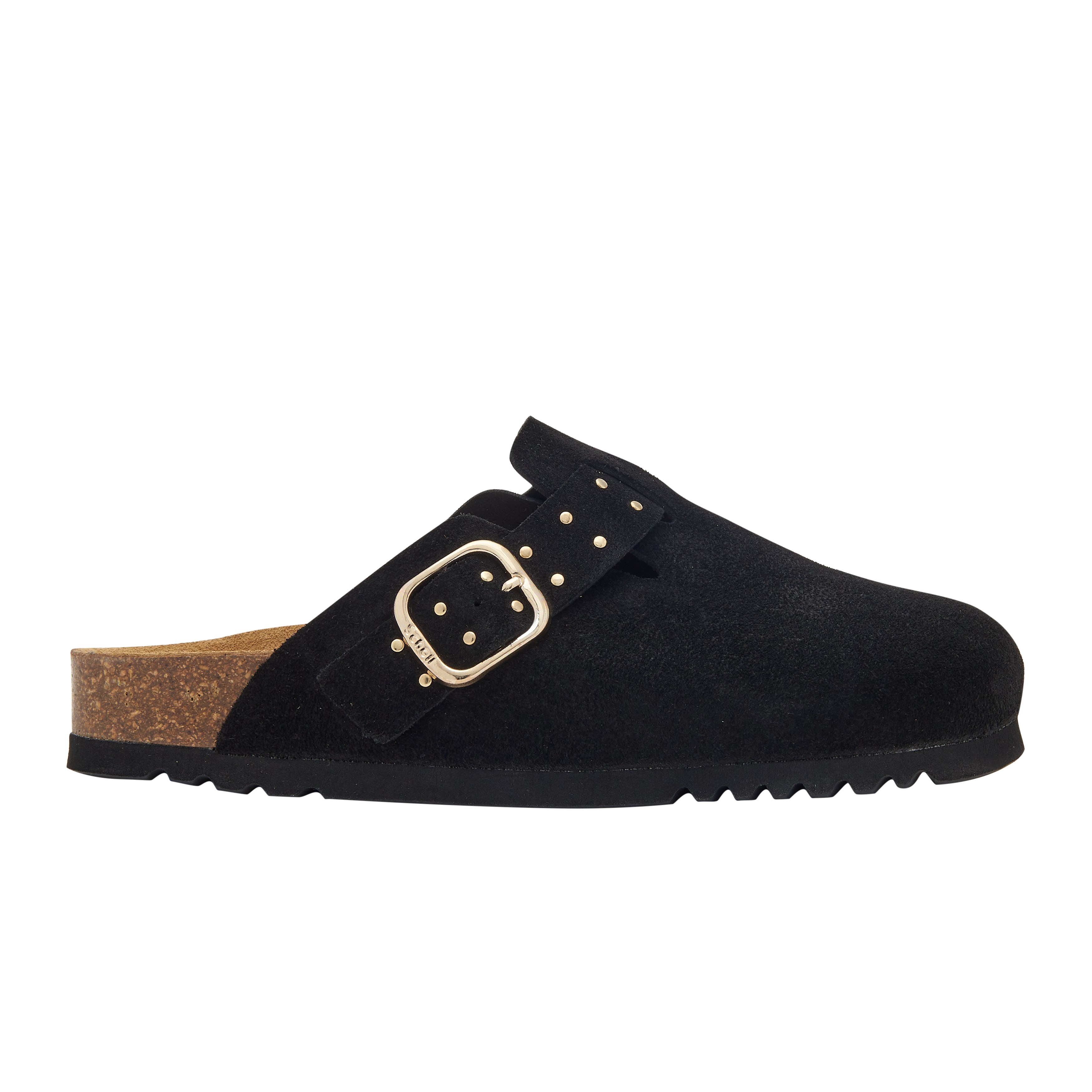 Scholl Muil Dames Benny Gesloten Studs Teddy Zwart - maat 39