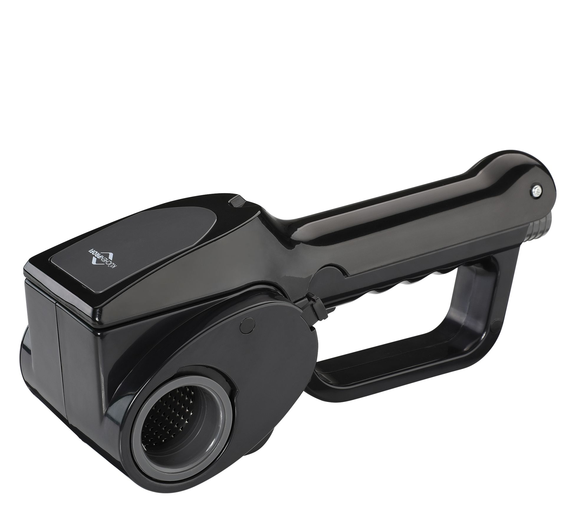 Kuchenprofi Elektrische Kaasrasp Emilia Zwart 26cm met 2 Raspen Fijn/Grof - met Oplaadstation - ook voor Chocolade, Amandelen en Noten