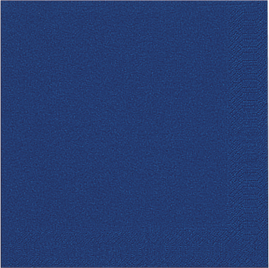 Duni Servetten 40X40Cm Donker Blauw 20 Stuks - 3-Laags - Ecoecho