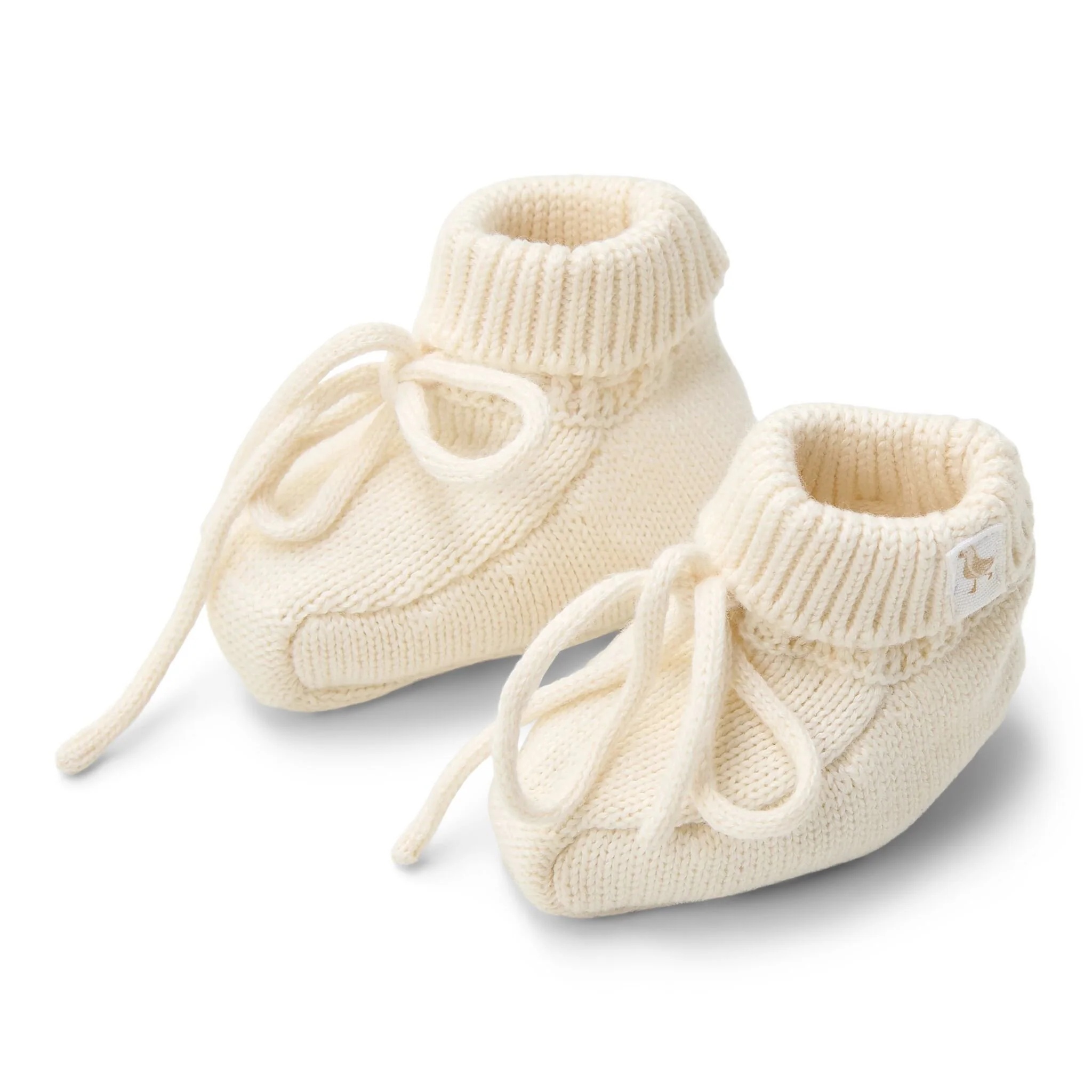 Little Dutch Gebreide Slofjes Nb Unisex Off White - 44-56