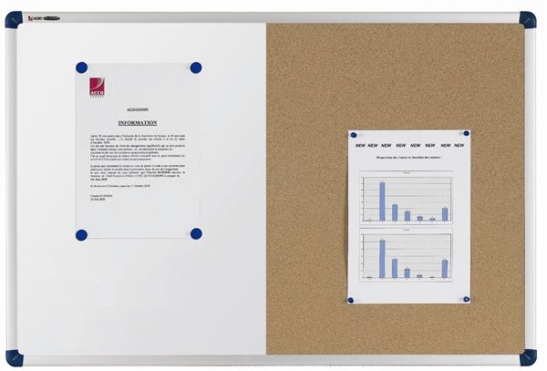 Nobo Duobord Classic 90x60 cm Kurk/Whiteboard