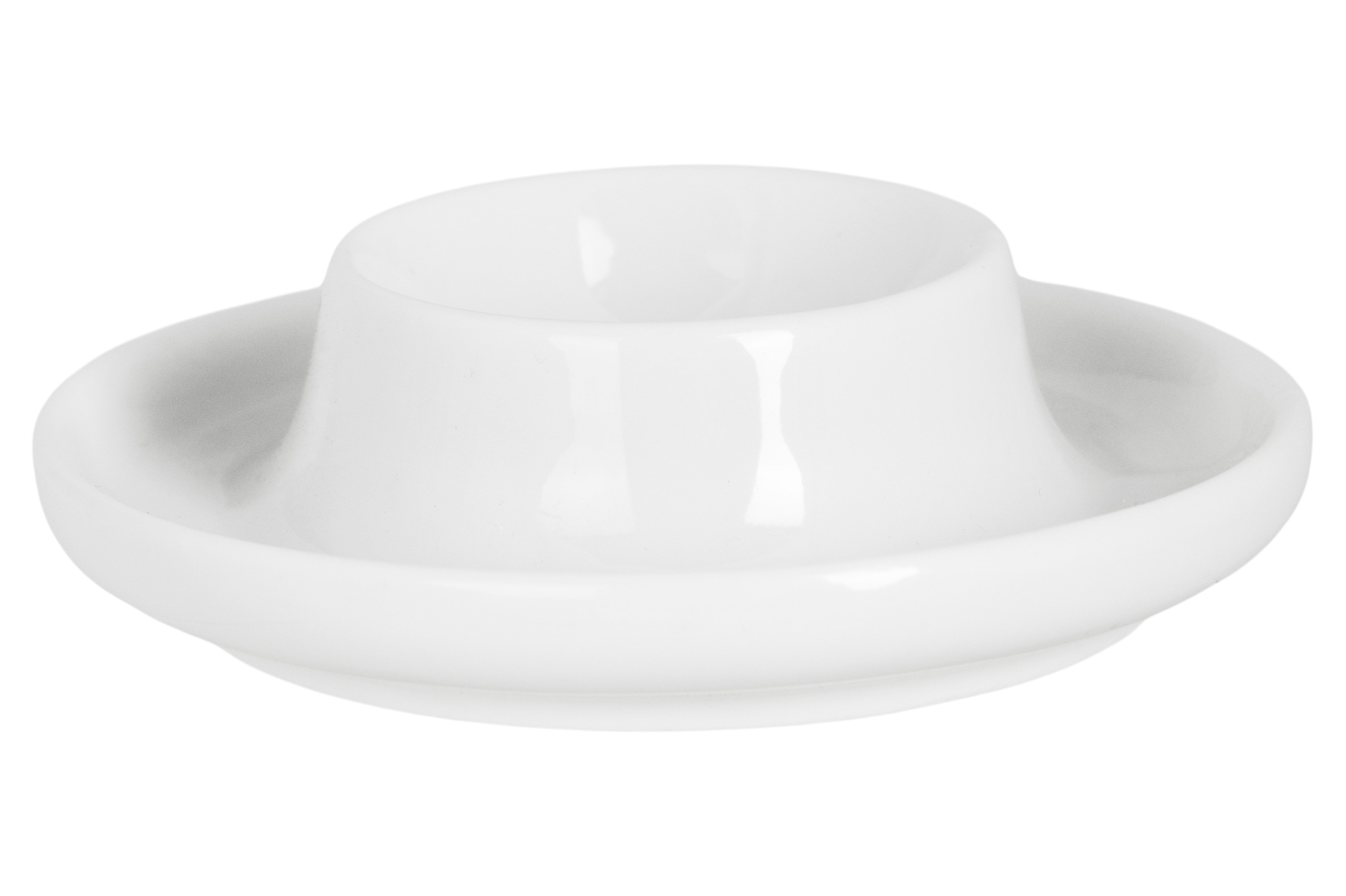Cosy&Trendy Eierdopje Moon White 9x2.5 cm - Porselein