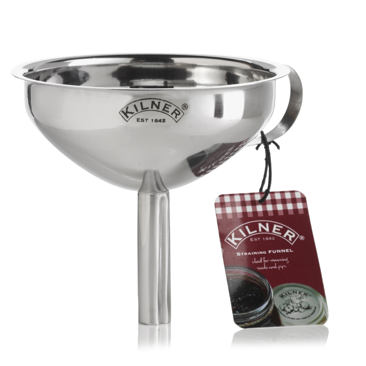 Kilner Trechter met Zeef RVS - 13x11.5 cm