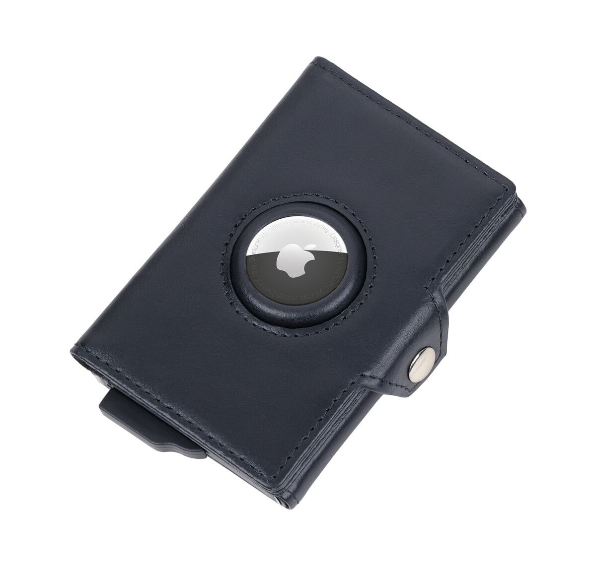 Troika Kaarthouder Heren Smart Zwart 10.5x7.5x2.5 cm - met Airtag Houder