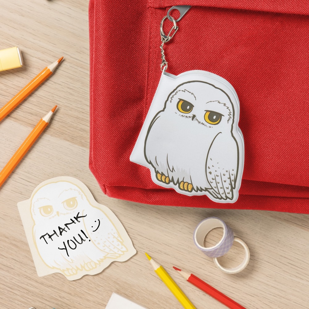 Harry Potter Sleutelhanger Hedwig Mini Notitieblok 10x9 cm
