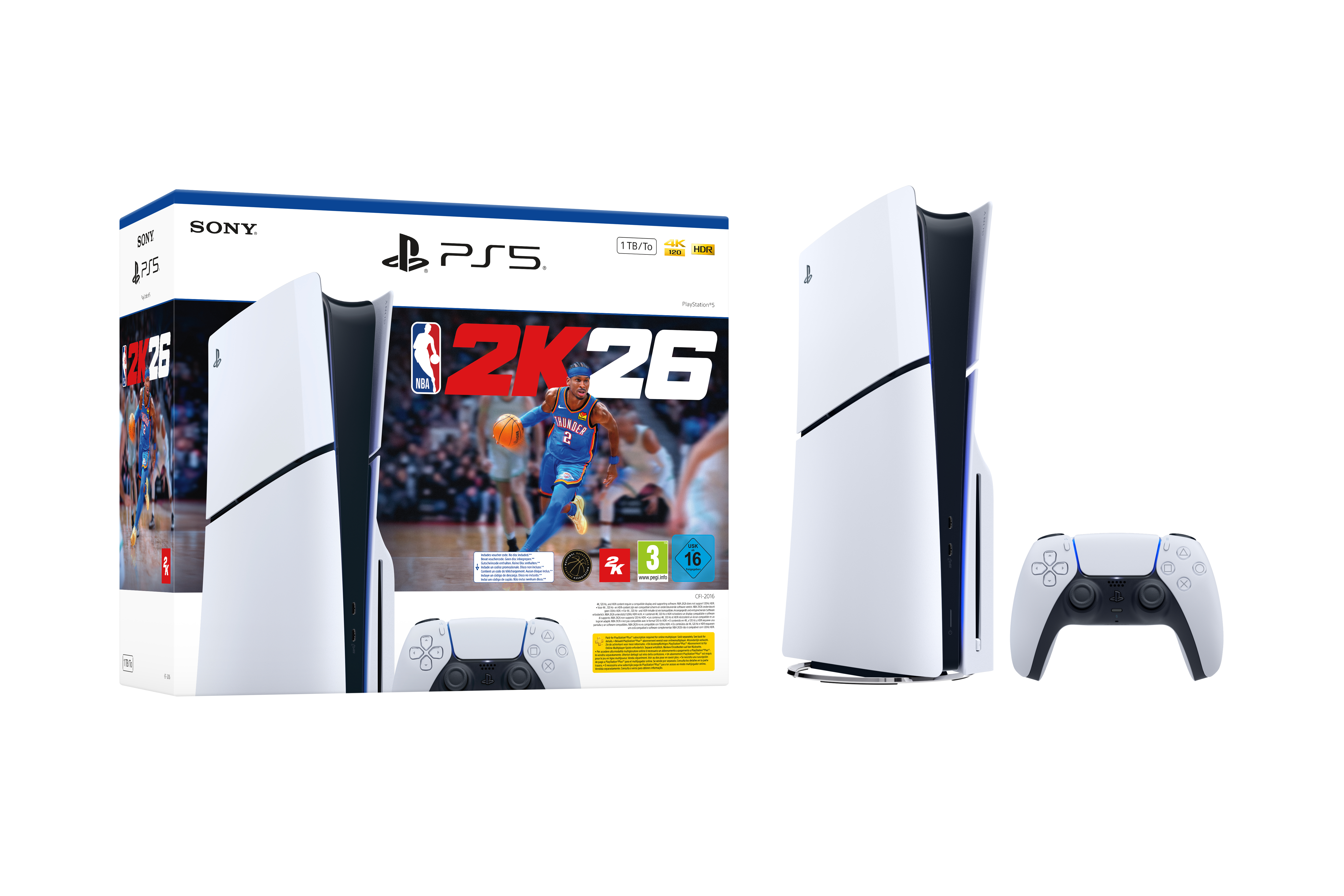 PS5 Console Slim + Game NBA 2K26
