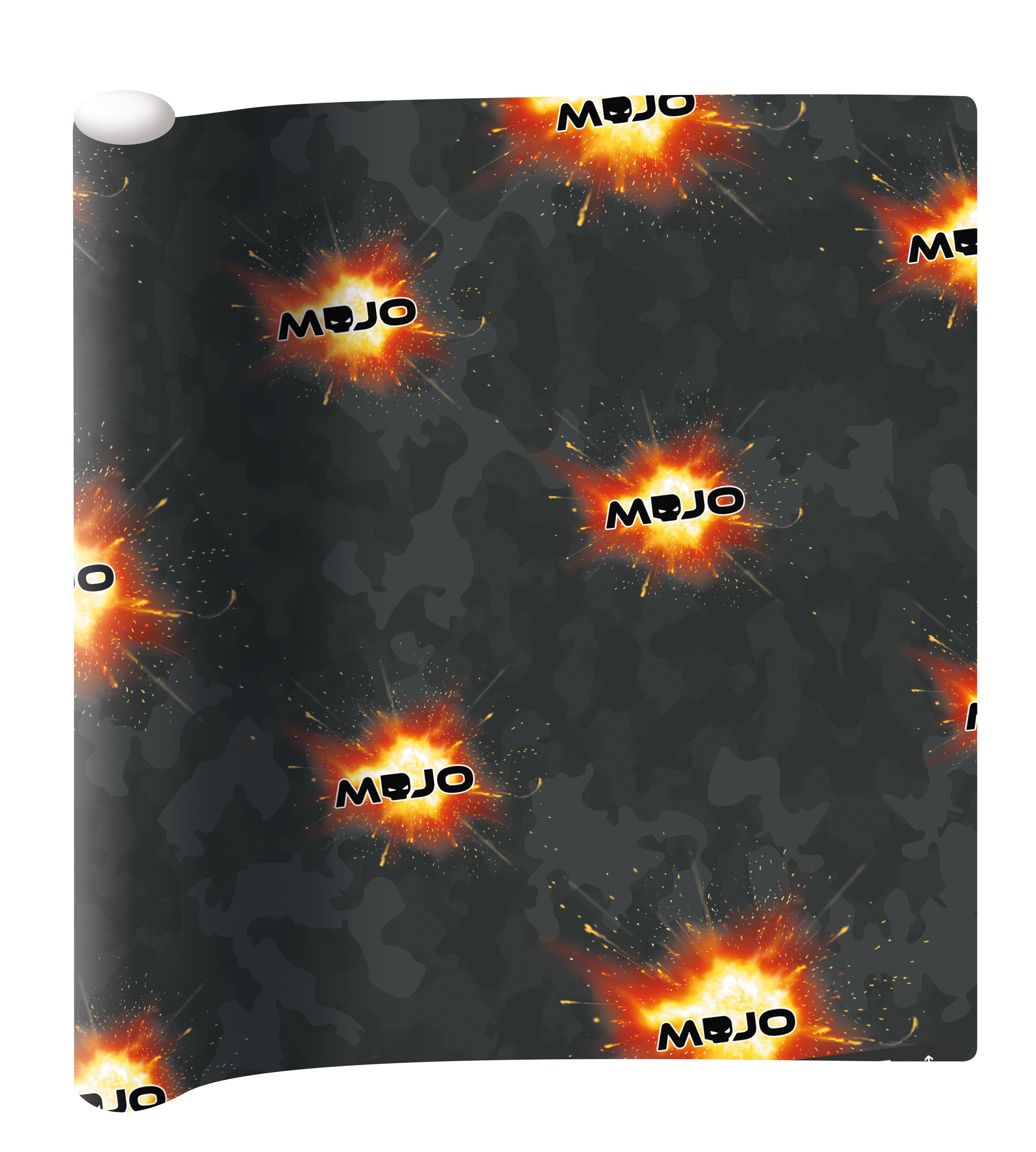 Mojo Kaftpapier 2x 100x70cm op Rol On Fire