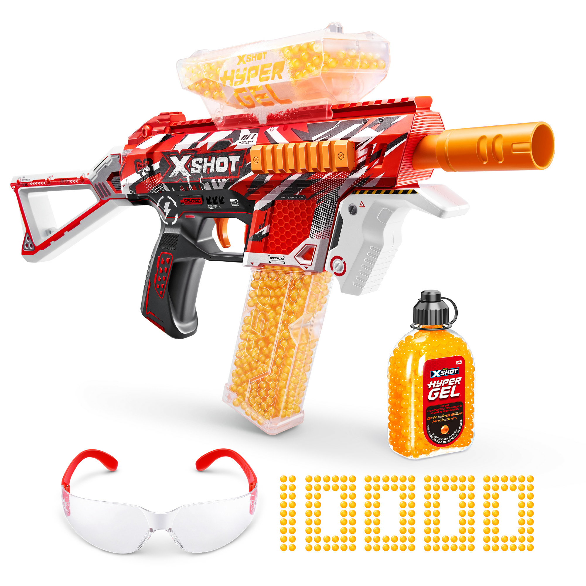 X-Shot Hyper Gel Medium Blaster Trace Fire