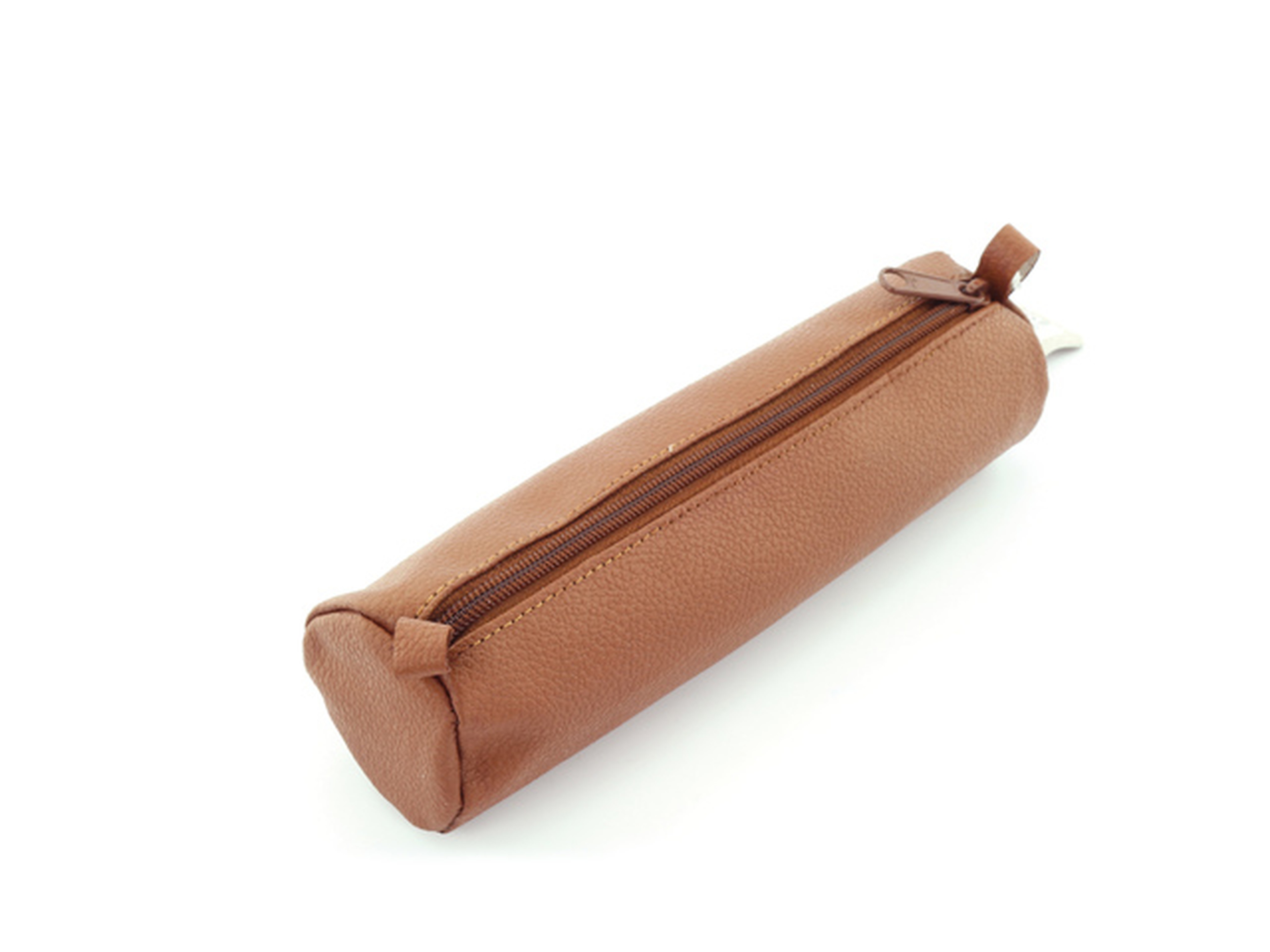 Alassio Pennenrol 21 cm Cognac Leder - diameter 6 cm