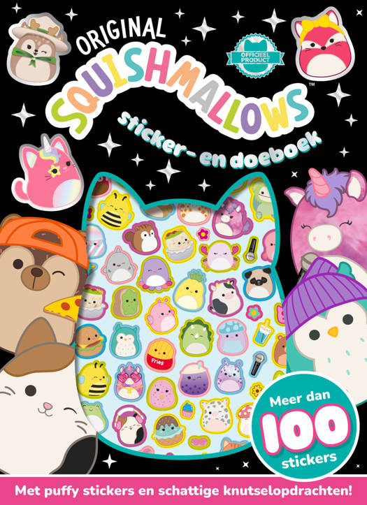 Original Squishmallows Sticker- en Doeboek