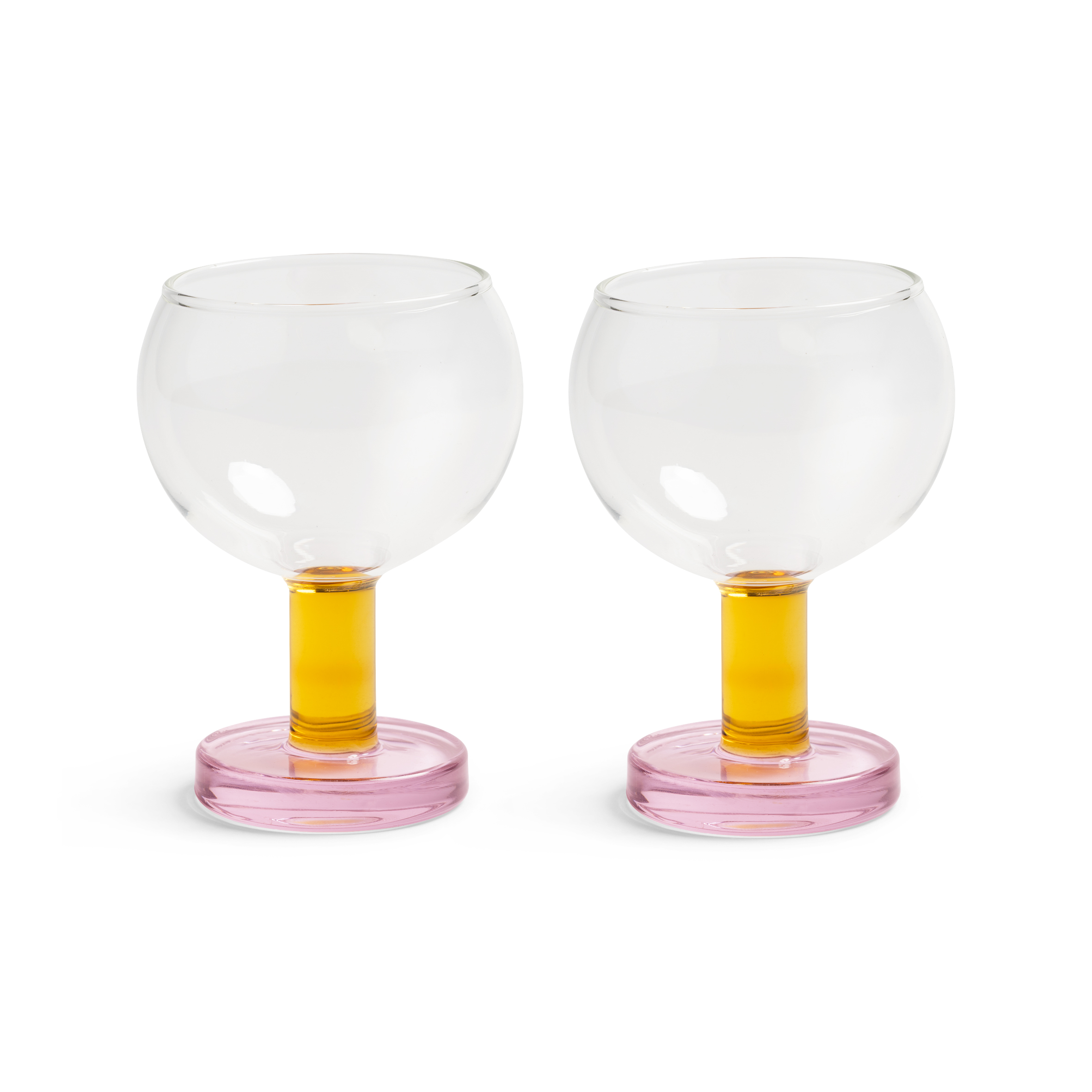 Klevering Glazen Cantine Roze 200 ml - 2 stuks