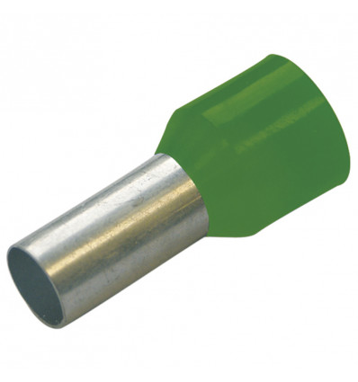Haupa Geisoleerde Huls Groen 6 x 12 mm 100 Stuks