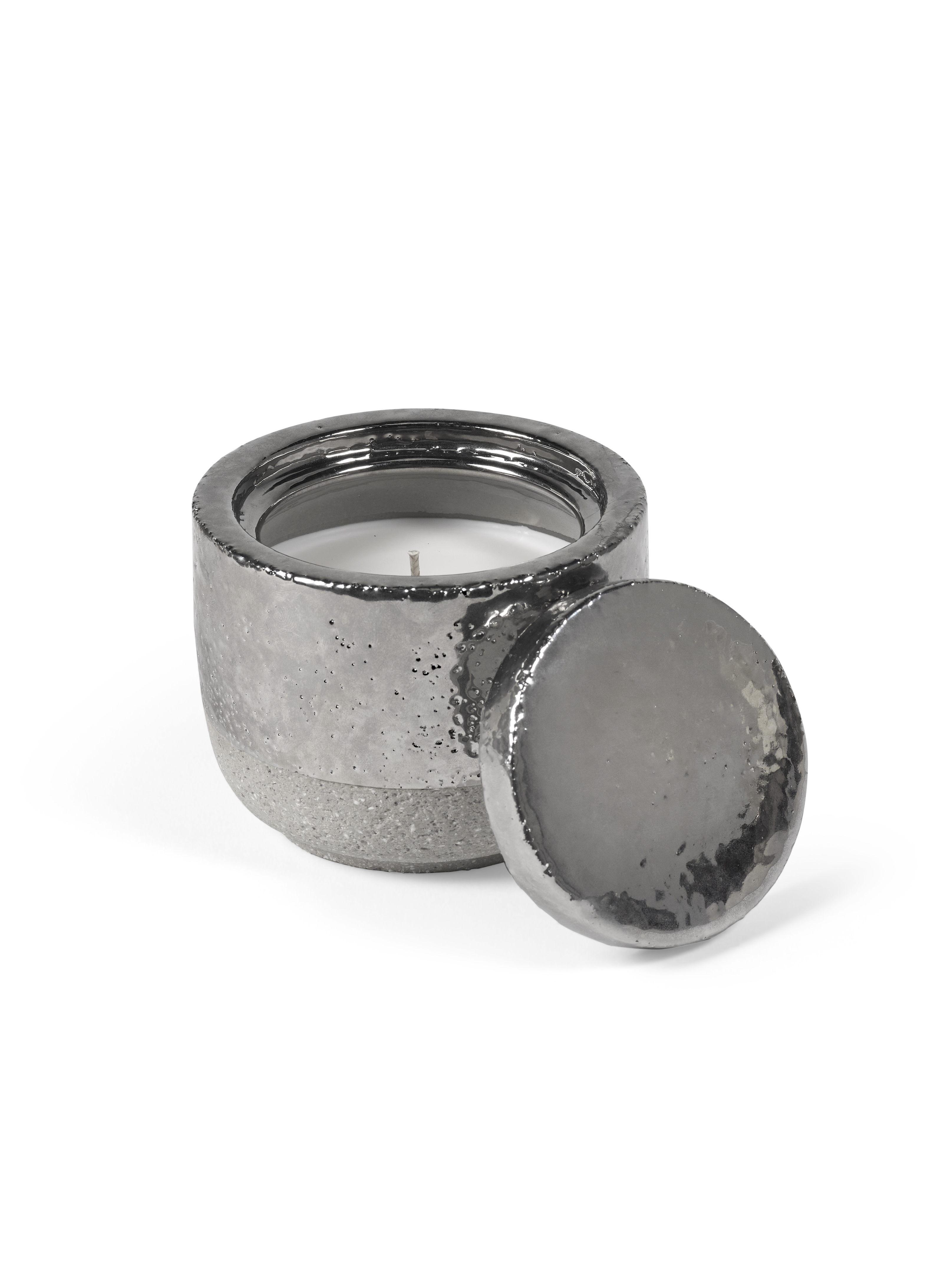 Serax Geurkaars Jasmine Silver Smoked S - 8x10 cm - by Piet Boon