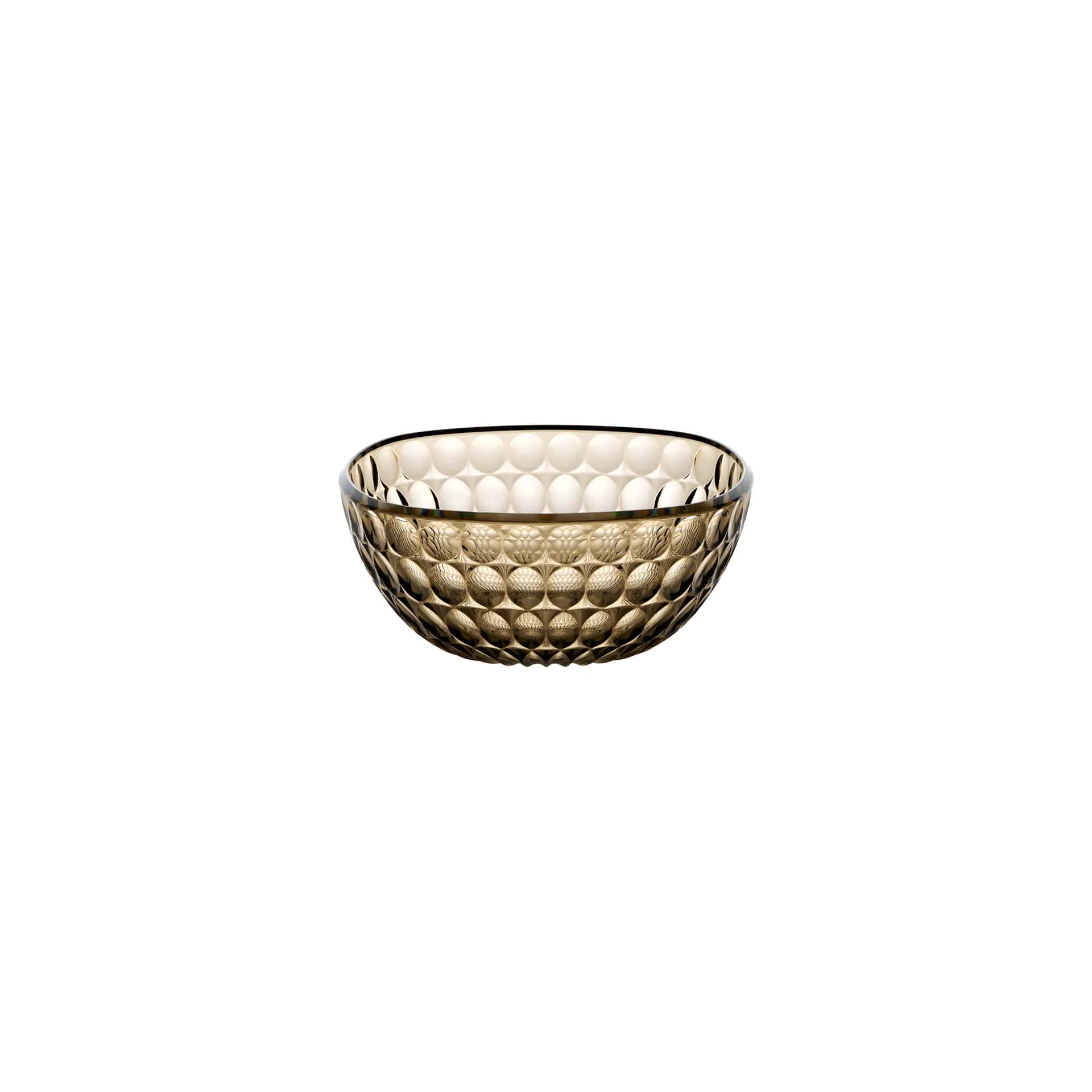 Guzzini Bowl Vanity Terra Smoke 16x16x7 cm - Bio-based SAN