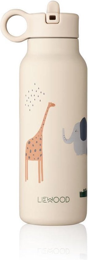 Liewood Drinkfles Falk Stainless Steel Safari Sandy Mix 350 ml