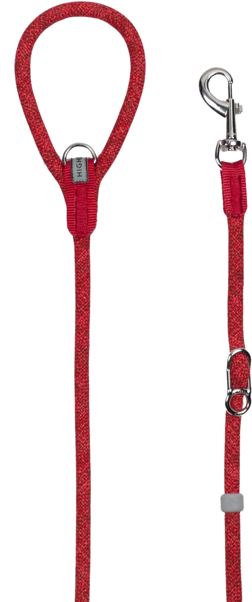 High5Dogs Leiband Leder Oranje 13mmx140cm