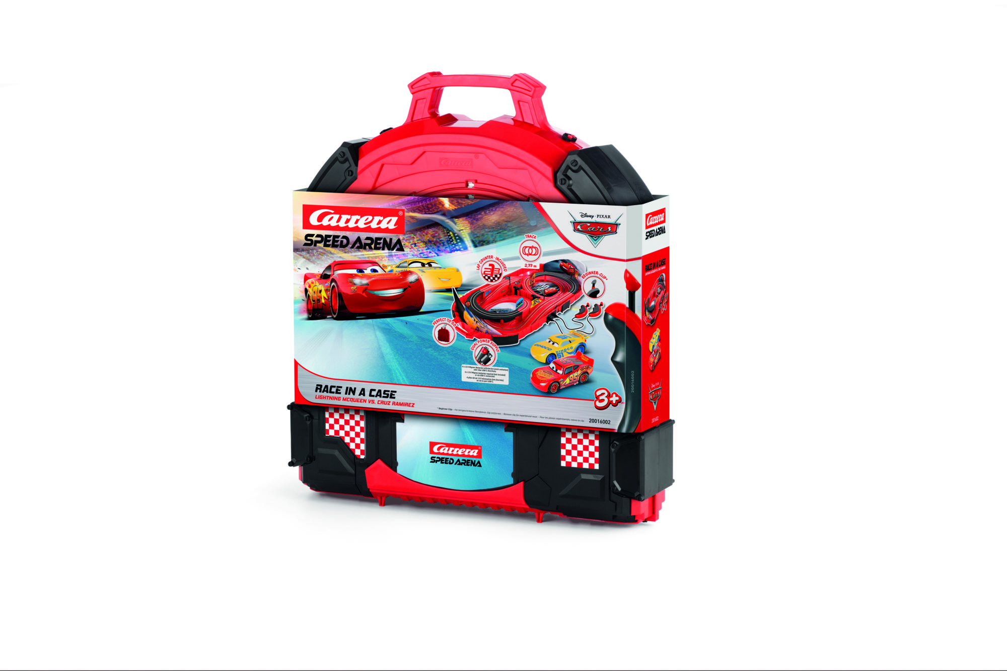 Carrera Disney Cars Speed Arena,   Racebaan in koffer