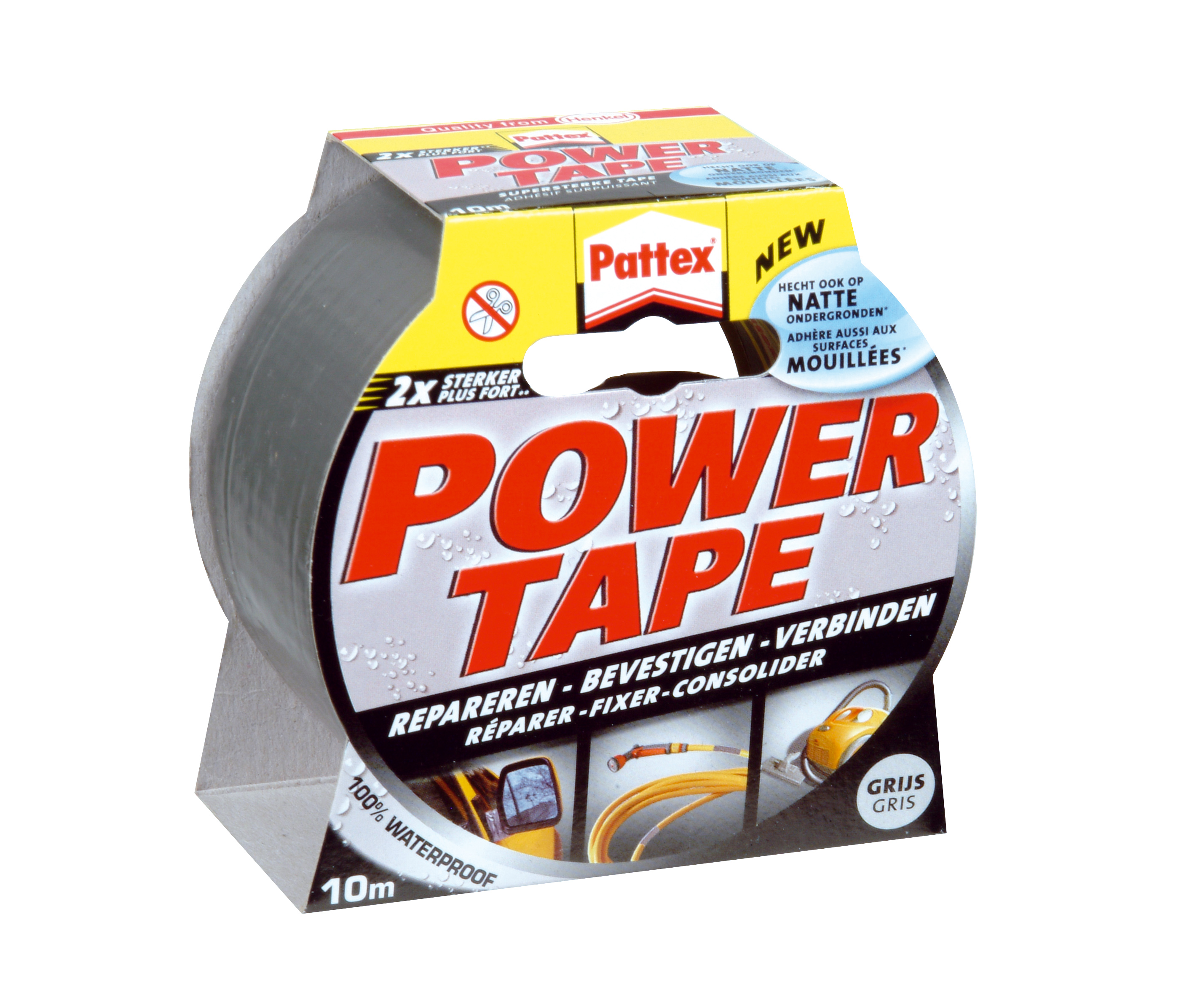 Pattex Power Tape Grijs 10 m