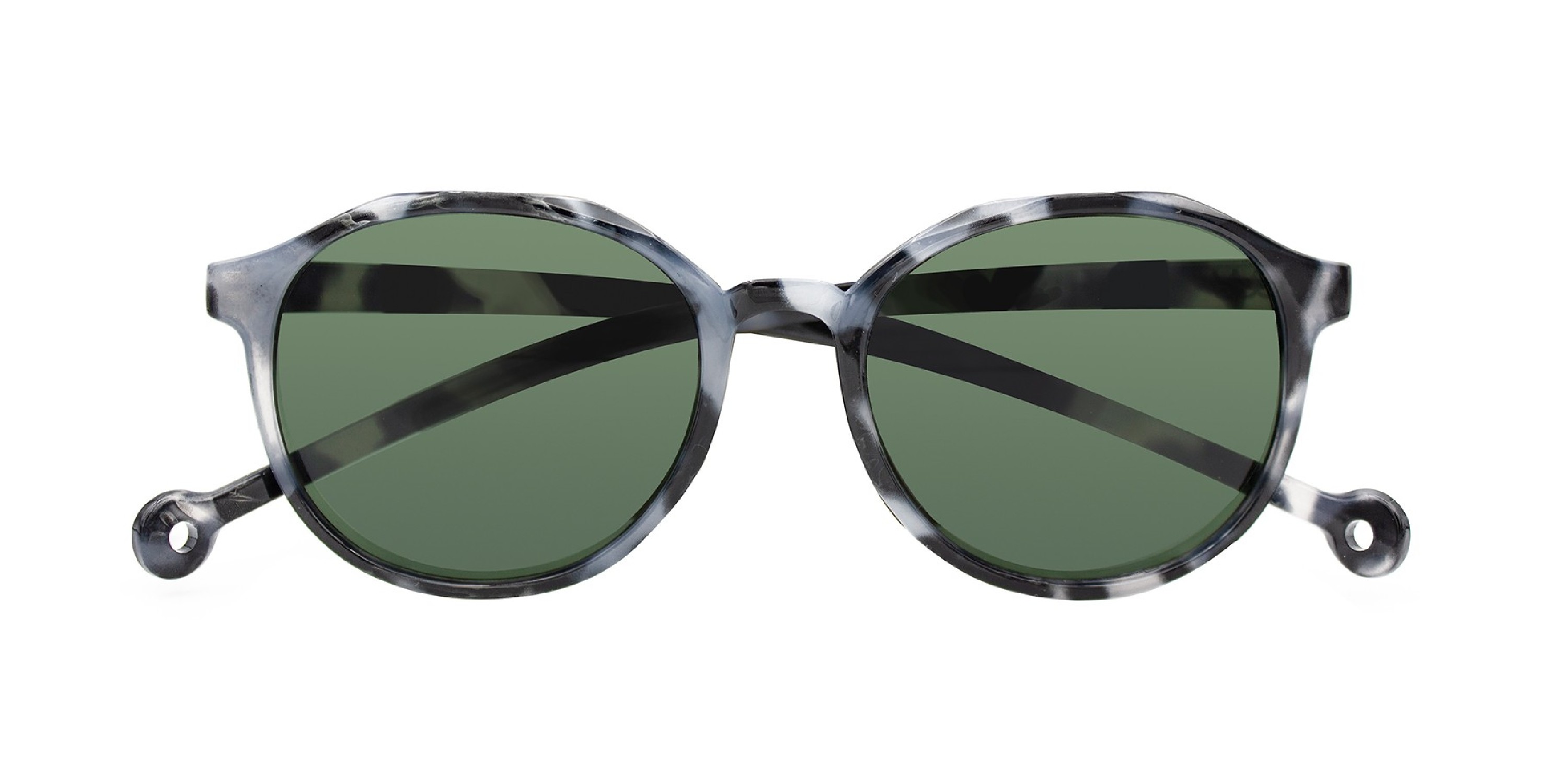 Parafina Zonnebril Eco Salina Cinder Tortoise - Pepper Green Lens