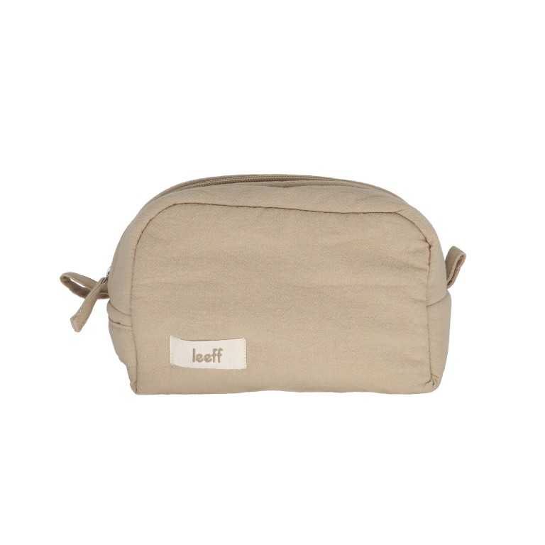 Leeff Toilettas Taeke Sand 20x10x14 cm - Biologisch Katoen