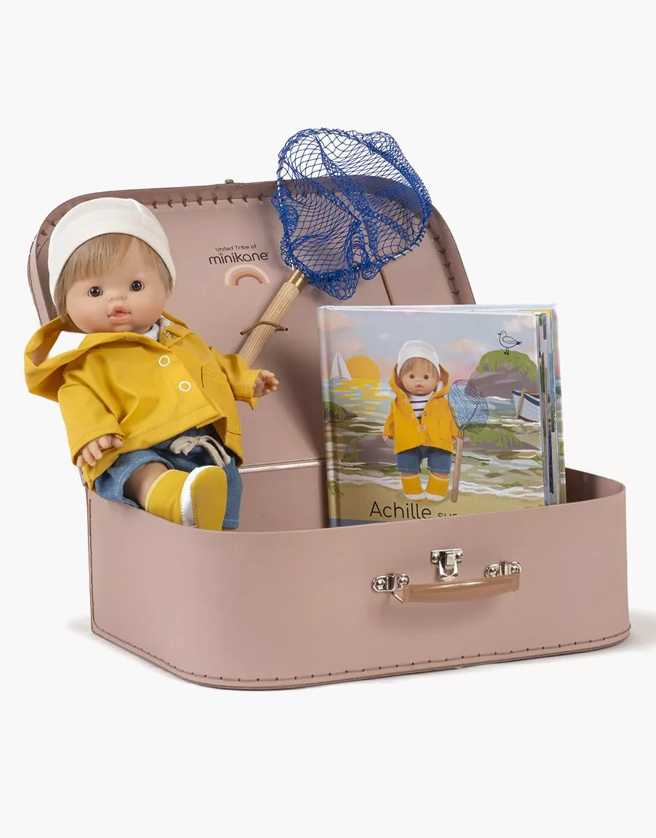 Minikane Mijn Oude Koffer "Achille sur son île"