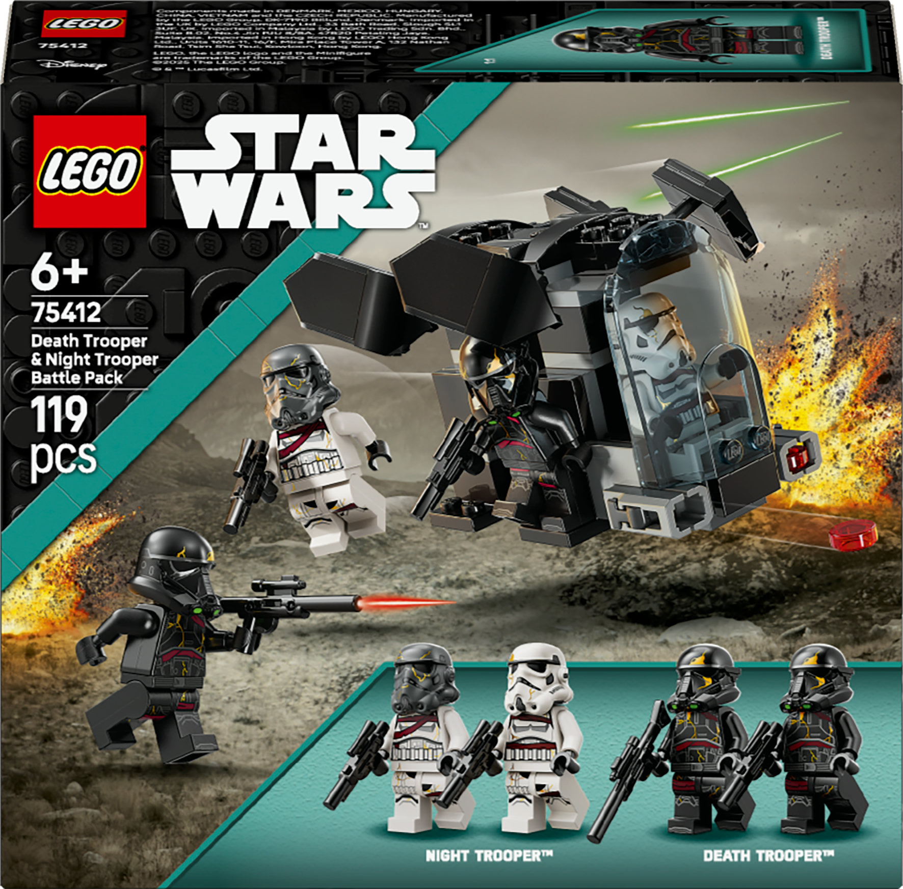 Lego Star Wars 75412 Death Trooper en Night Trooper Battle Pack