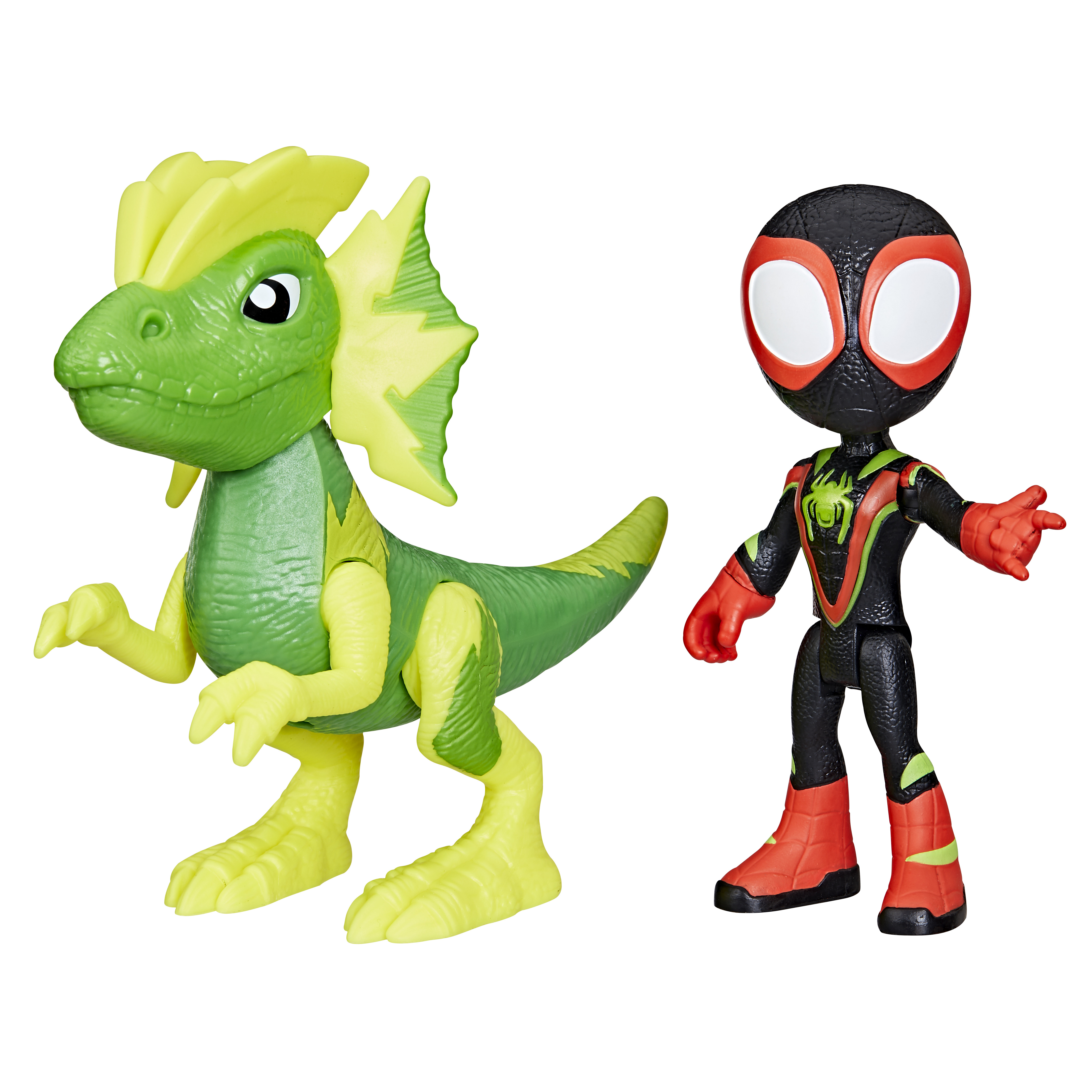 Spidey and His Amazing Friends Dino Webs Team Figuren, Spidey + Dino