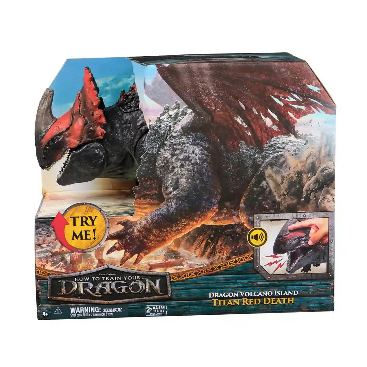 How To Train Your Dragon - Titan Red Death, licht en geluid