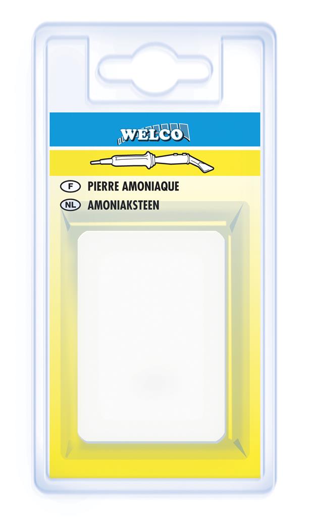 Welco Ammonieksteen 65x45x20mm Ideaal voor Reinigen van Soldeerbouten