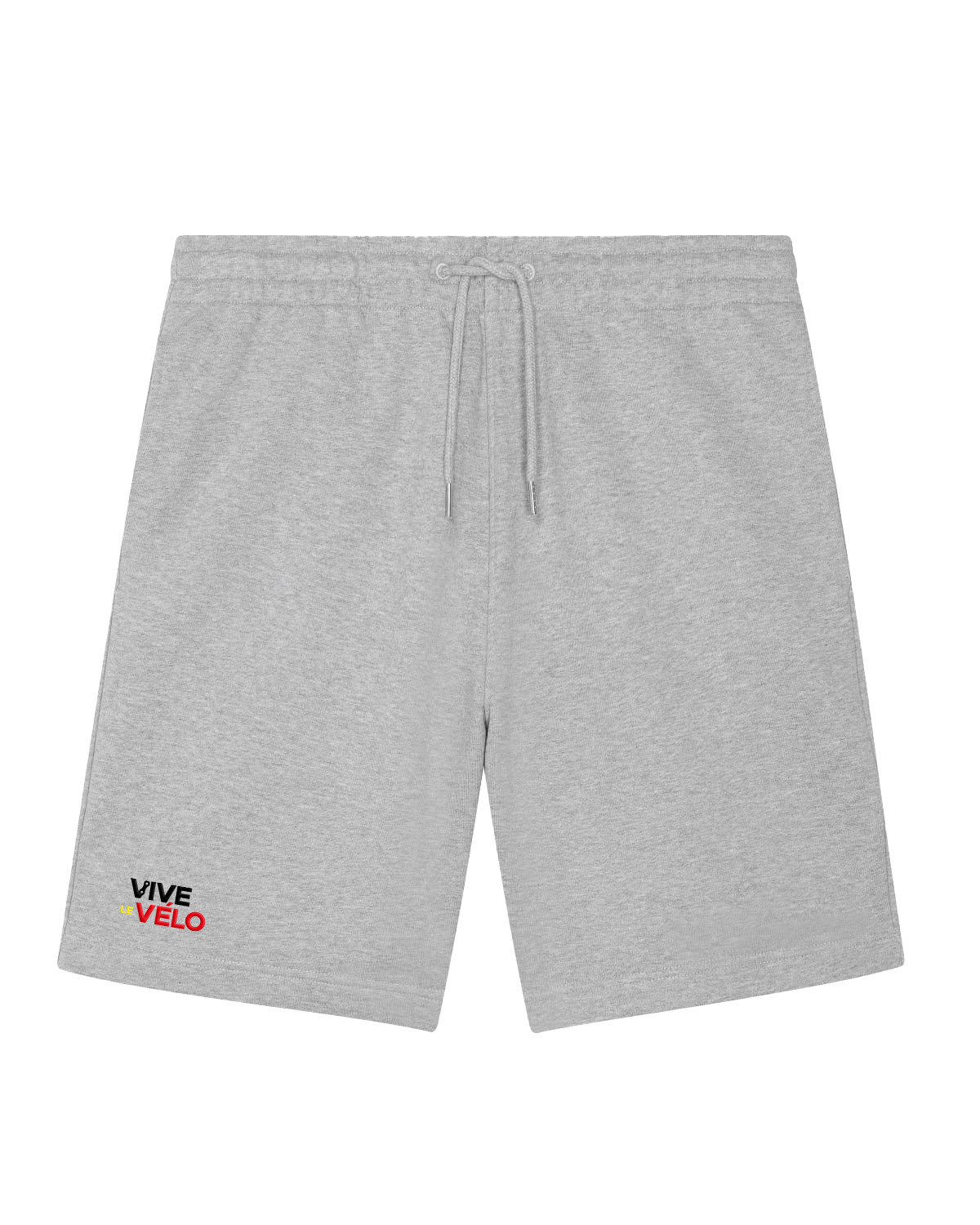 Vive le Vélo Short Unisex VLV Logo Mid Heather Grey