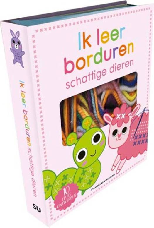 Ik leer Borduren - Schattige Dieren +4j
