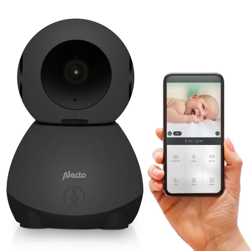 Alecto Video-Babyfoon SmartBaby10 Zwart