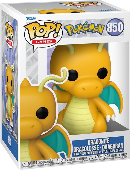 Funko Pop! Games - Pokémon: Dragonite 850