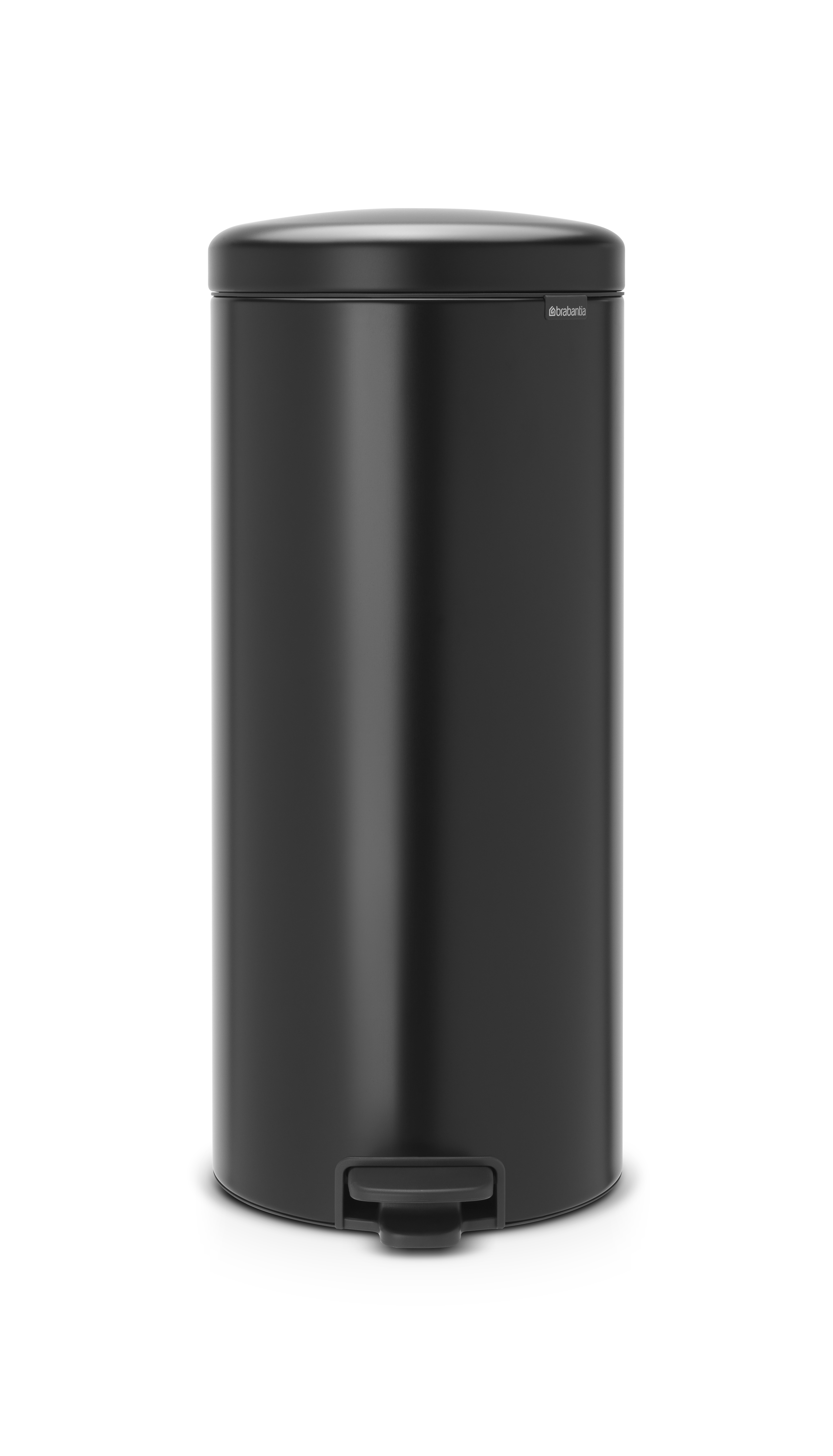 Brabantia Pedaalemmer NewIcon 30l Matt Black - 29.3x67.9 cm - Staal