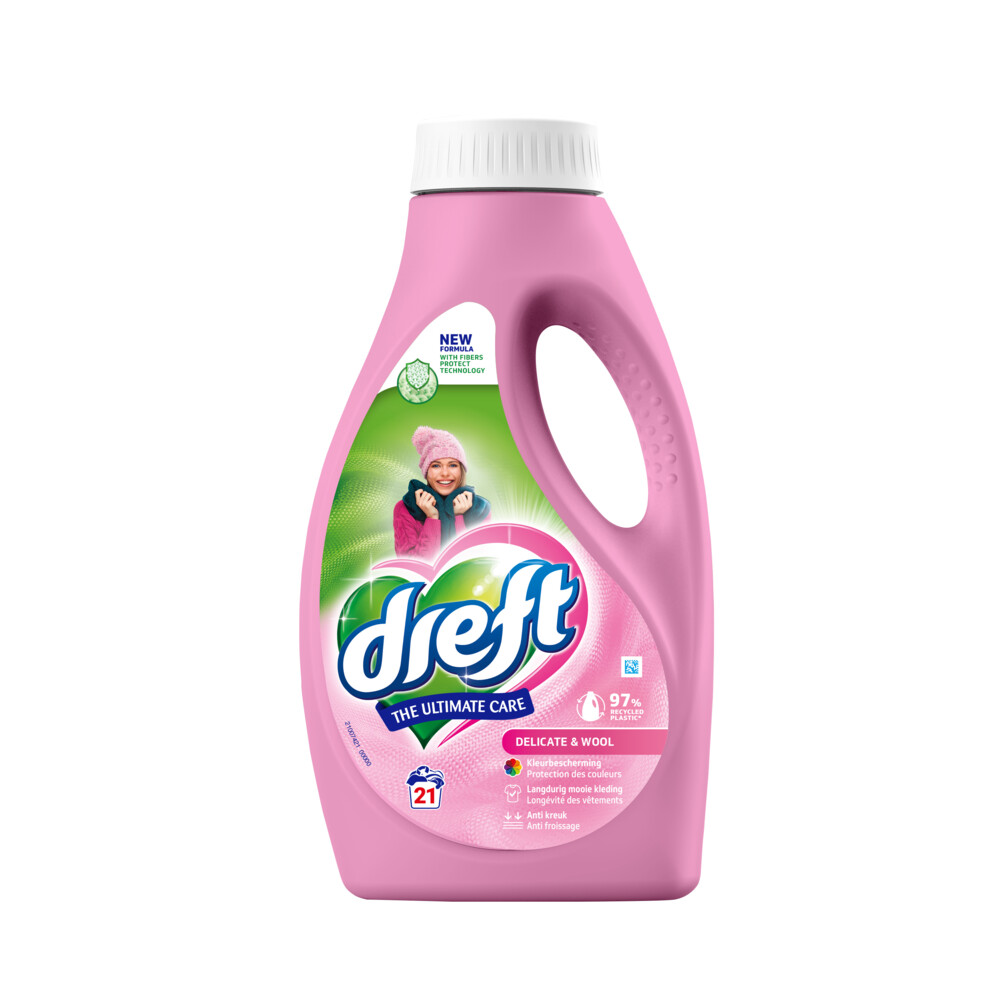 Dreft Wasmiddel Vloeibaar Wol&Zijde 21 scoops