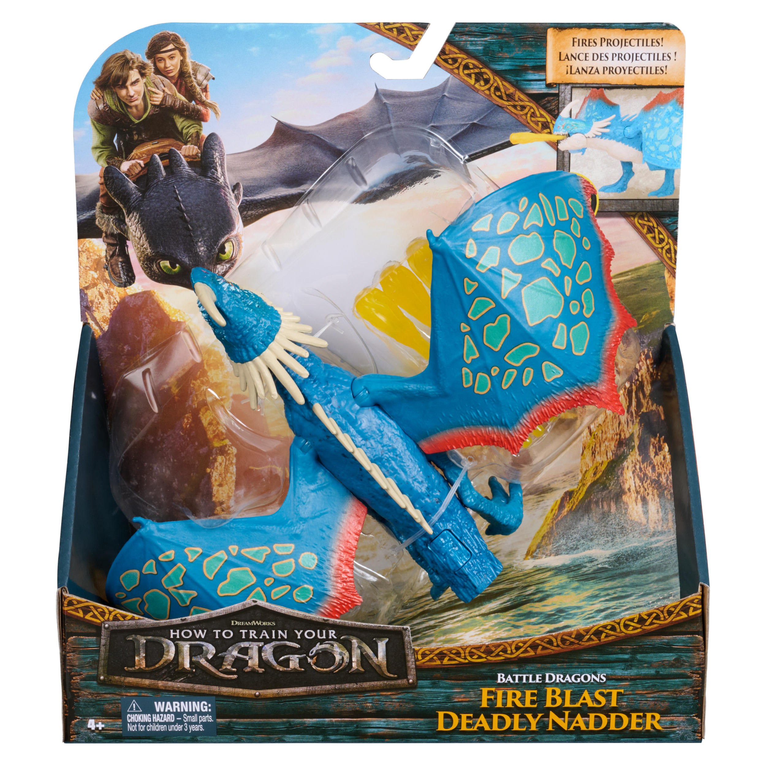 How To Train Your Dragon - Battle Dragon Deadly Na, bewegende vleugels en geluid