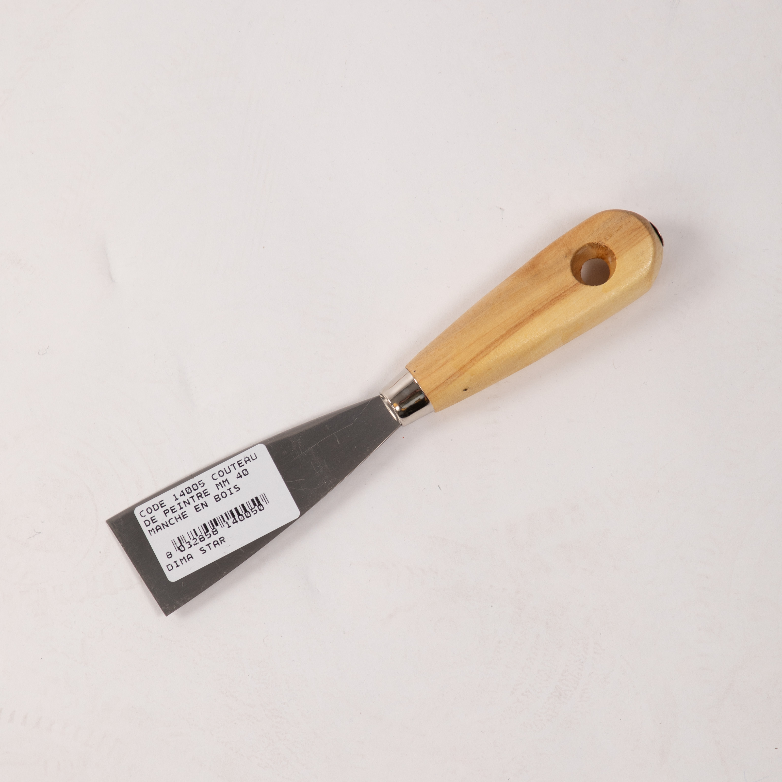 Dima Star Plamuurmes 40 mm Houten Handvat