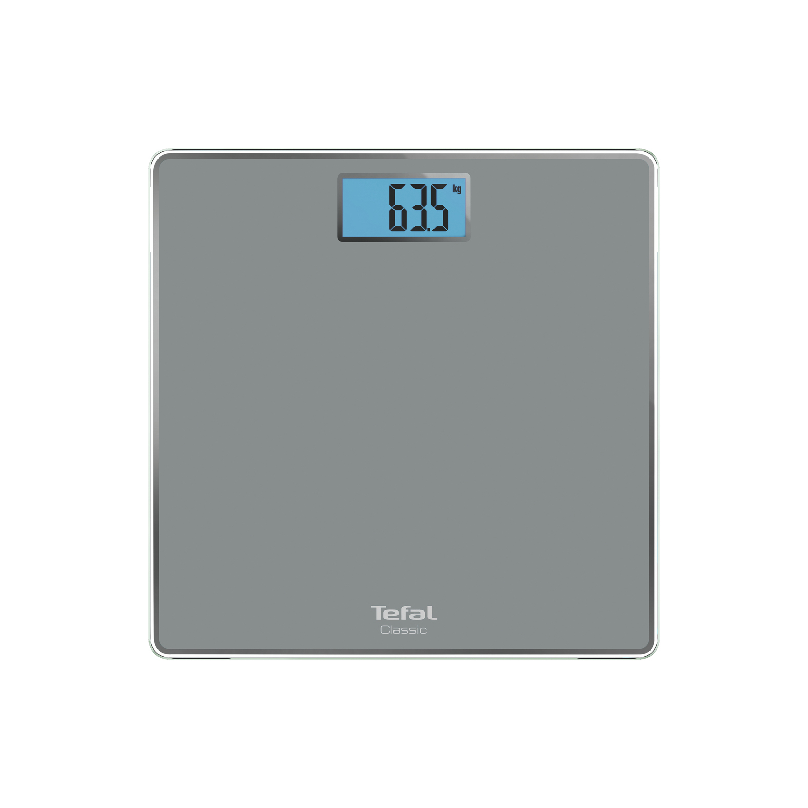 Tefal Personenweegschaal Classic 160 kg Gehard Glas - Grijs