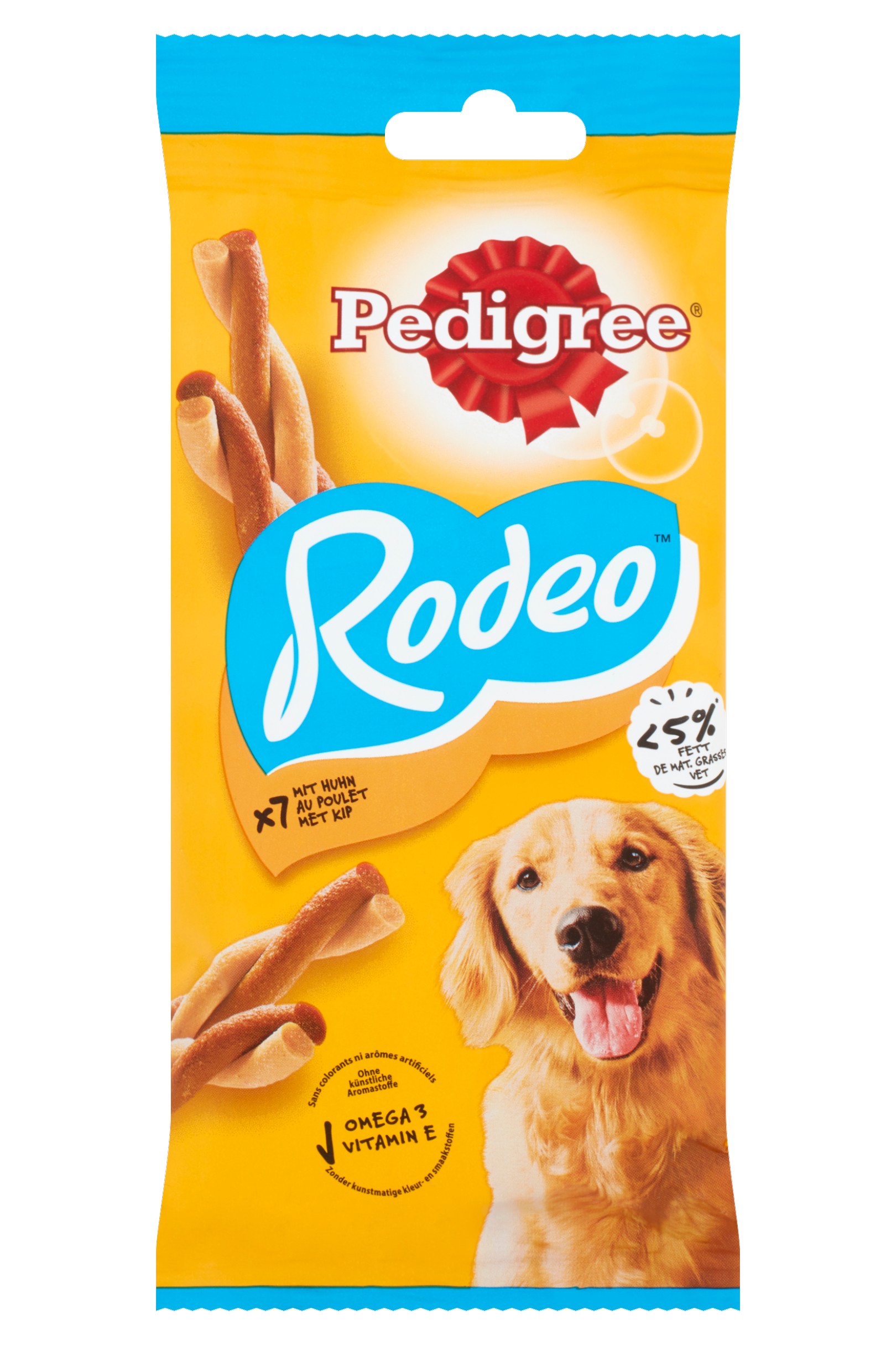 Pedigree Rodeo Kip 123 g 7 stuks