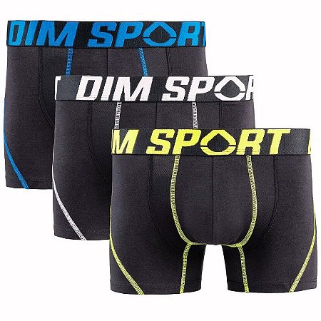 Dim Boxershort Heren Sport 3 stuks Zwart - medium