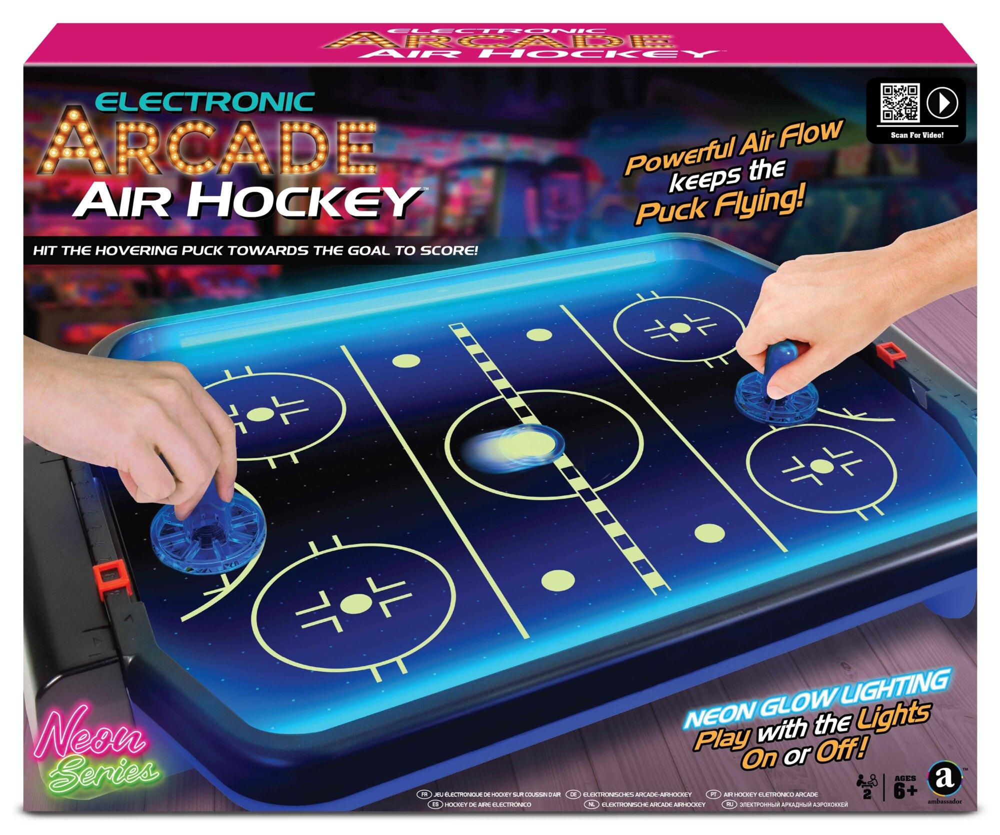 Arcade Air Hockey Neon