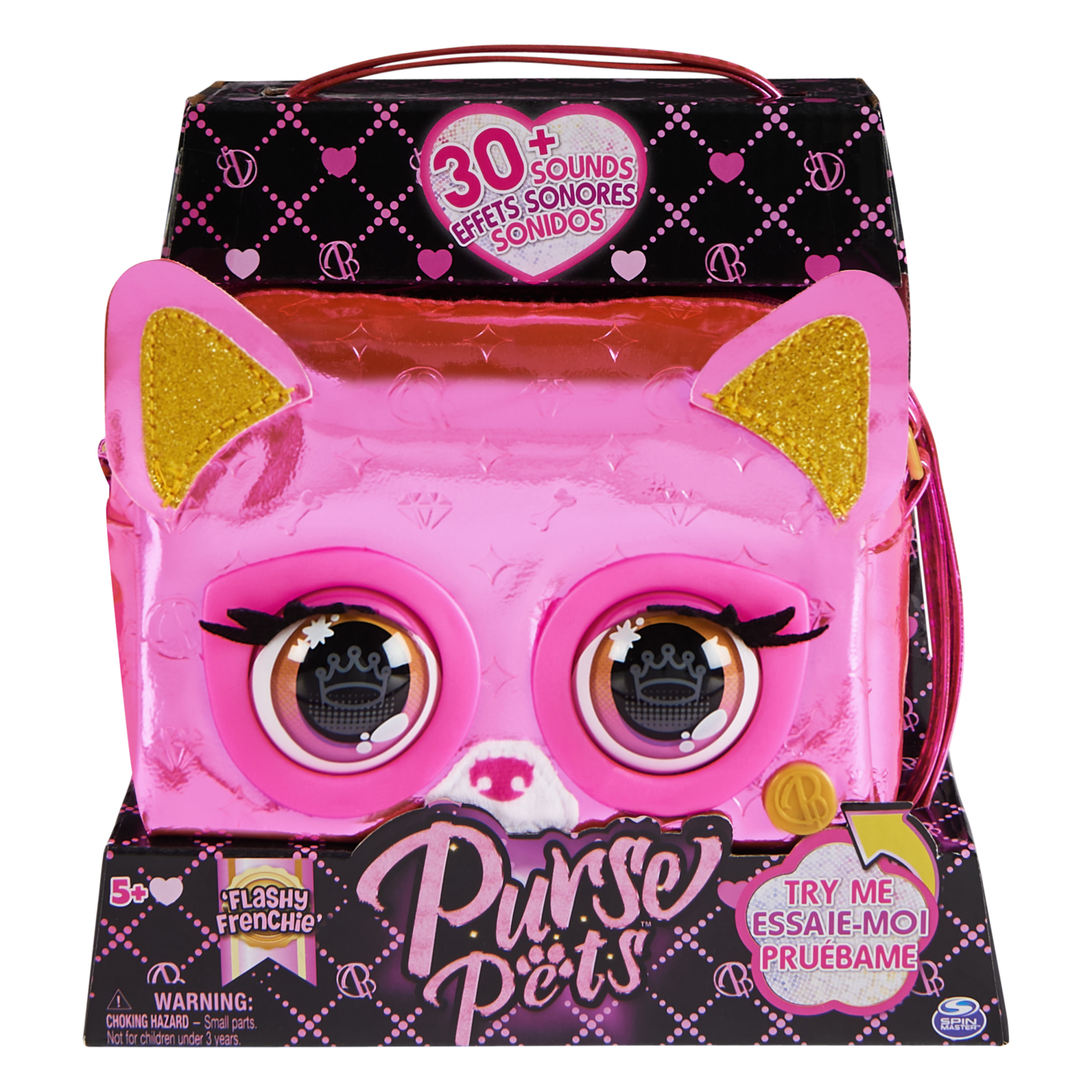 Purse Pets Metallic Magic Flashy Frenchie Bulldog
