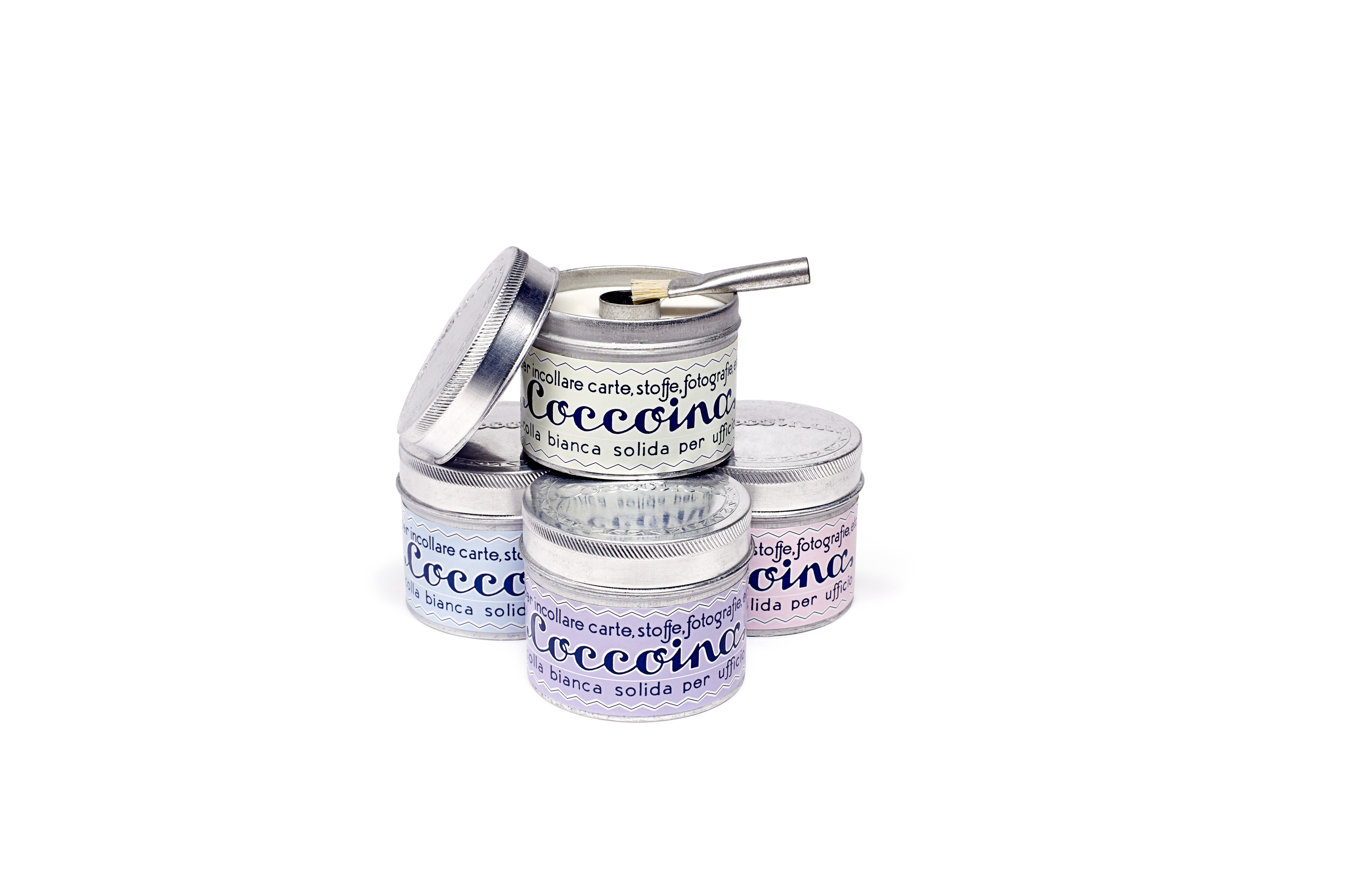 Coccoina Pastalijm 125 gram in Aluminium Pot