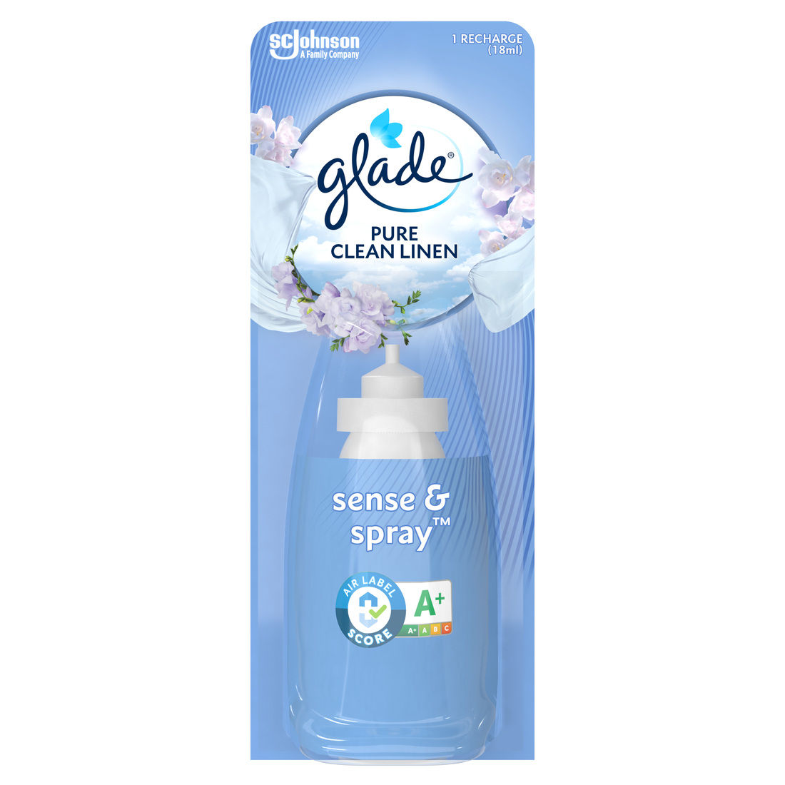 Glade Luchtverfrisser Sense&Sensual Refill Clean Linen 18 ml Glade Luchtverfrisser Sense&Sensual Refill Clean Linen 18 ml